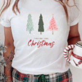 Kerstwinter dennen Voelt als Kerstmis T-shirt