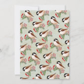 Kerstwinter Foto Save the Date Kaart (Achterkant)