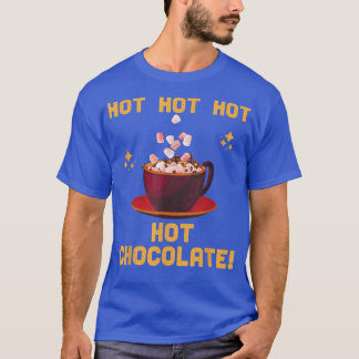 Kerstwinter Herfst Hot Chocolade Mannen vrouwen T-shirt