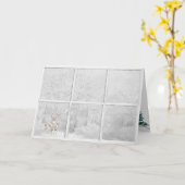 Kerstwinter Kaart (Gele Bloem)