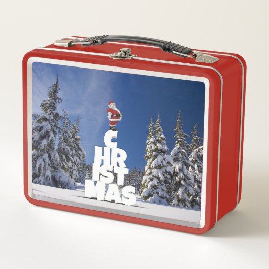 Kerstwinter landschap (Voorkant)
