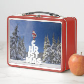 Kerstwinter landschap (In situ)