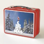 Kerstwinter landschap (Achterkant)