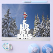 Kerstwinter landschap flyer (Enkel)