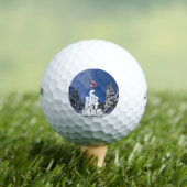 Kerstwinter landschap golfballen (Insitu Shirt)