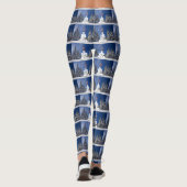 Kerstwinter landschap leggings (Achterkant)