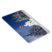 Kerstwinter landschap magneet (Rechterzijde)