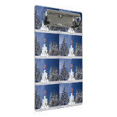 Kerstwinter landschap mini klembord (Schuin)