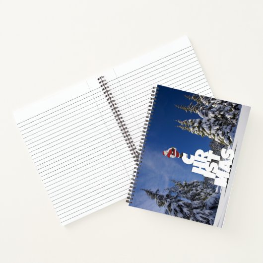 Kerstwinter landschap notitieboek (Binnen)