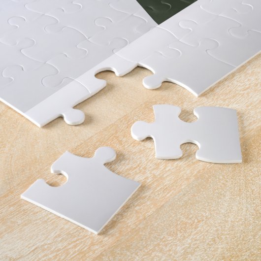 Kerstwinter Landschap Puzzel (Zijkant)