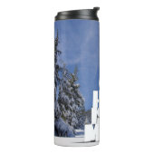 Kerstwinter landschap thermosbeker (Gedraaid links)