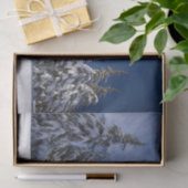Kerstwinter landschap tissuepapier (Geschenk)