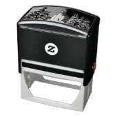 Kerstwinter landschap  zelfinktende stempel (Product)