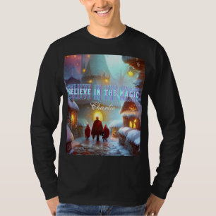 Kerstwinter Magische Magische Magische Magische T-shirt