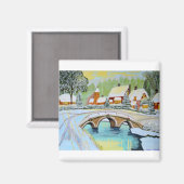 Kerstwinter Magneet (Voorkant / Achterkant)