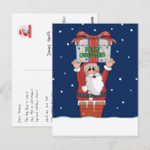 Kerstwinter met Kerstmis Briefkaart (Voorkant / Achterkant)