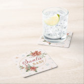 kerstwinter met kerstwinter: glas kartonnen onderzetters (Insitu)