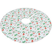 Kerstwinter Mittens en Holly Kerstboom Rok (Gekanteld)