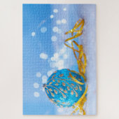 Kerstwinter Ornament puzzel (Verticaal)