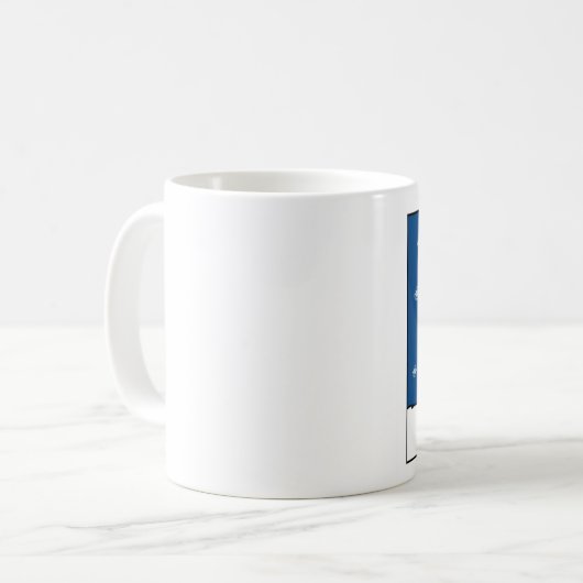 Kerstwinter Pirate Snowman Koffiemok (Voorkant links)