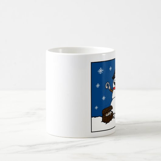 Kerstwinter Pirate Snowman Koffiemok (Center)