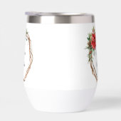 Kerstwinter Poinsettia Waterverf (Rechts)