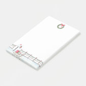 Kerstwinter Post-it® Notes (Schuin)