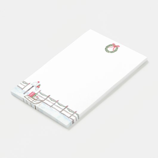 Kerstwinter Post-it® Notes (Schuin)