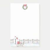 Kerstwinter Post-it® Notes (Voorkant)