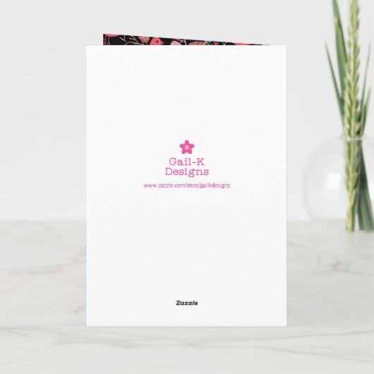 Kerstwinter Rode Vogel Berries Vredesfeestdag Feestdagen Kaart (Achterkant)