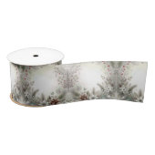 Kerstwinter satijn lint (Spoel)