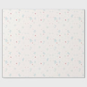 Kerstwinter Seizoen Glad minimalistisch cadeau Cadeaupapier (Vlak)