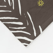 Kerstwinter: seizoensgebonden patroon. fleece deken (Hoek)