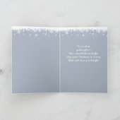 Kerstwinter Sneeuwachtige Bomen Kardinaal Godaught Feestdagen Kaart (Binnen)