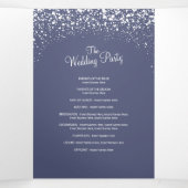 Kerstwinter: sneeuwblauw drieluik programma (Binnenkant midden)