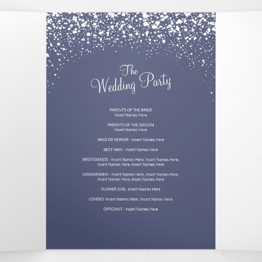 Kerstwinter: sneeuwblauw drieluik programma (Binnenkant midden)