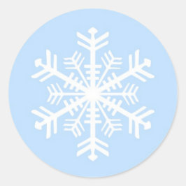Kerstwinter Sneeuwvlok sticker