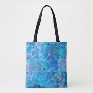 Kerstwinter Storm Victoriaans Filigree Swirls B Tote Bag