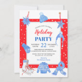 Kerstwinter vakantie feest Het is koud buiten Kaart (Voorkant)