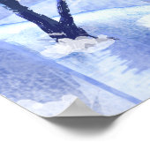 Kerstwinter Waterverf Poster voor het schilderen v (Hoek)