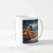 Kerstwinter Wonderland Koffiemok (Voorkant rechts)