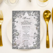 Kerstwinter Wonderland Magische bruiloft Menu