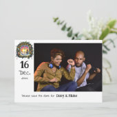 Kerstwinter Wonderland Save The Date (Staand voorkant)