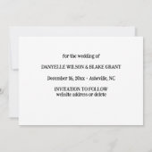 Kerstwinter Wonderland Save The Date (Achterkant)