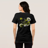 Kerstwinter Wonderland - Tri-Blend Shirt (Achterkant volledig)