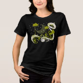 Kerstwinter Wonderland - Tri-Blend Shirt (Voorkant)