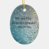 Kerstwinter Wonderland Wildlife Keramisch Ornament (Achterkant)
