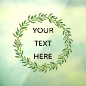 Kerstwinter Wreater Logo Window Cling Raamsticker (Vel 3)