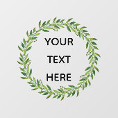 Kerstwinter Wreater Logo Window Cling Raamsticker (Vel)