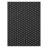 Kerstwinter Zwart Sneeuwvlokken Sneeuw Feestelijk Tafelkleed (Voorkant)